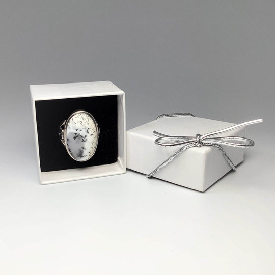 Dendritic Opal Ring-Rocks and Gems Canada