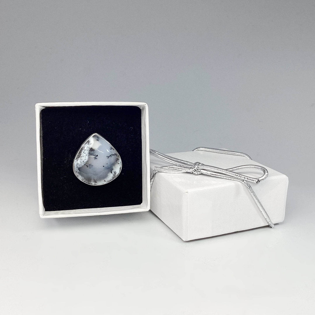 Dendritic Opal Ring-Rocks and Gems Canada