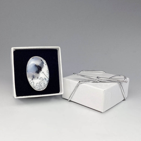 Dendritic Opal Ring-Rocks and Gems Canada
