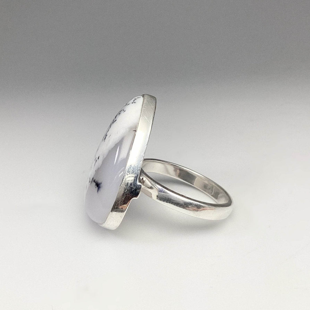 Dendritic Opal Ring-Rocks and Gems Canada