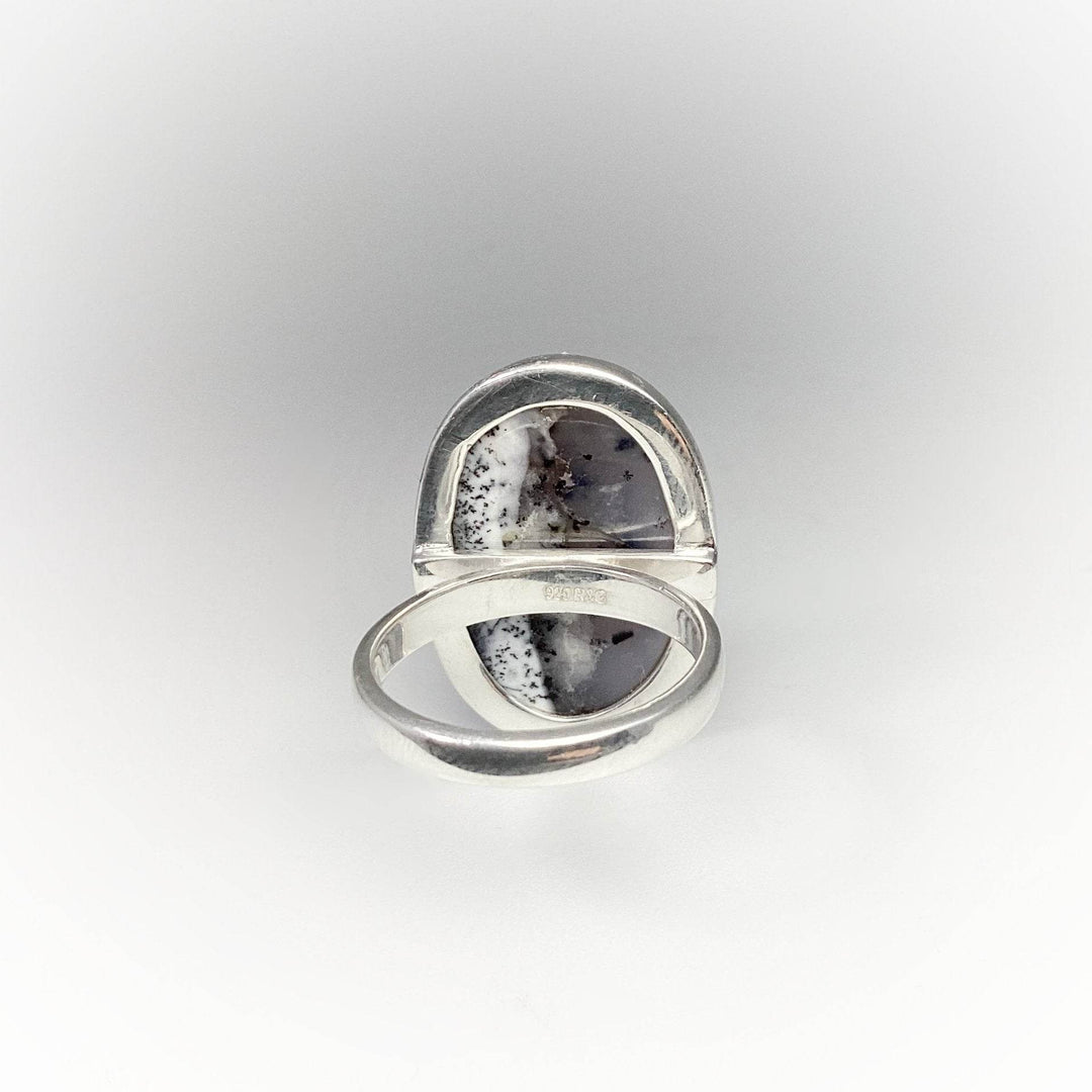 Dendritic Opal Ring-Rocks and Gems Canada