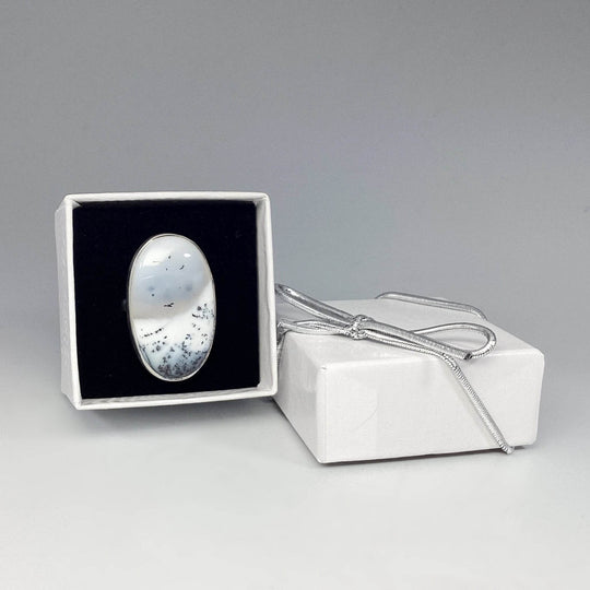 Dendritic Opal Ring-Rocks and Gems Canada