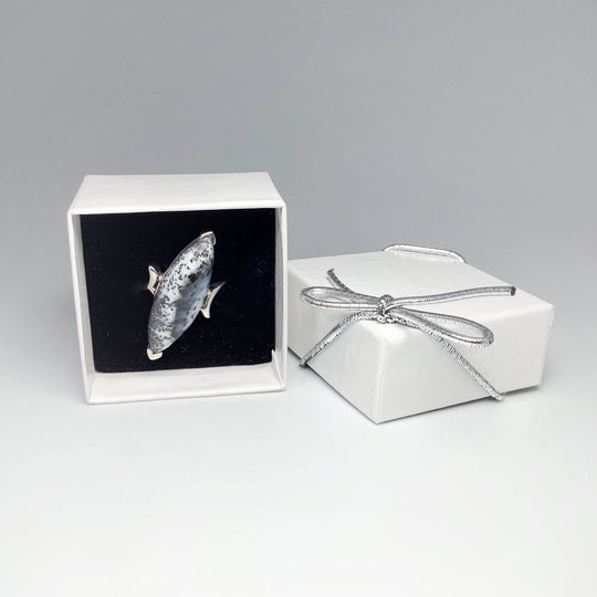 Dendritic Opal Ring-Rocks and Gems Canada