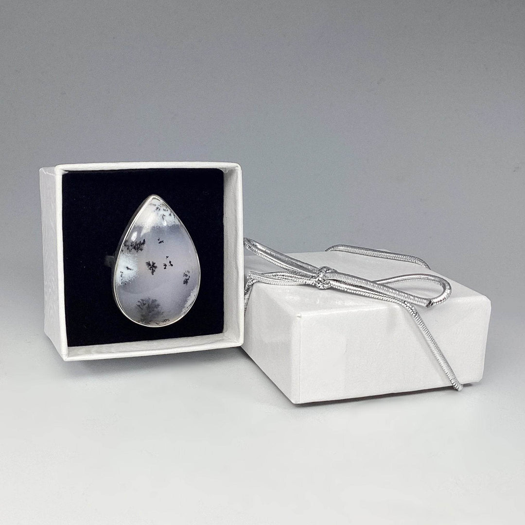 Dendritic Opal Ring-Rocks and Gems Canada