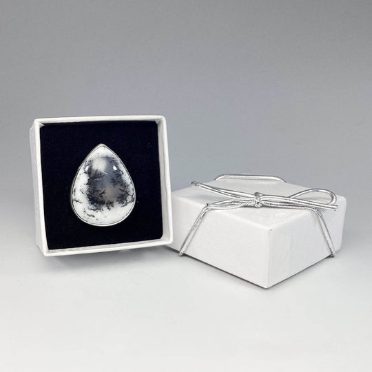Dendritic Opal Ring-Rocks and Gems Canada