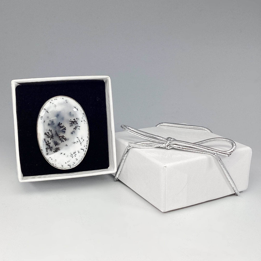 Dendritic Opal Ring-Rocks and Gems Canada