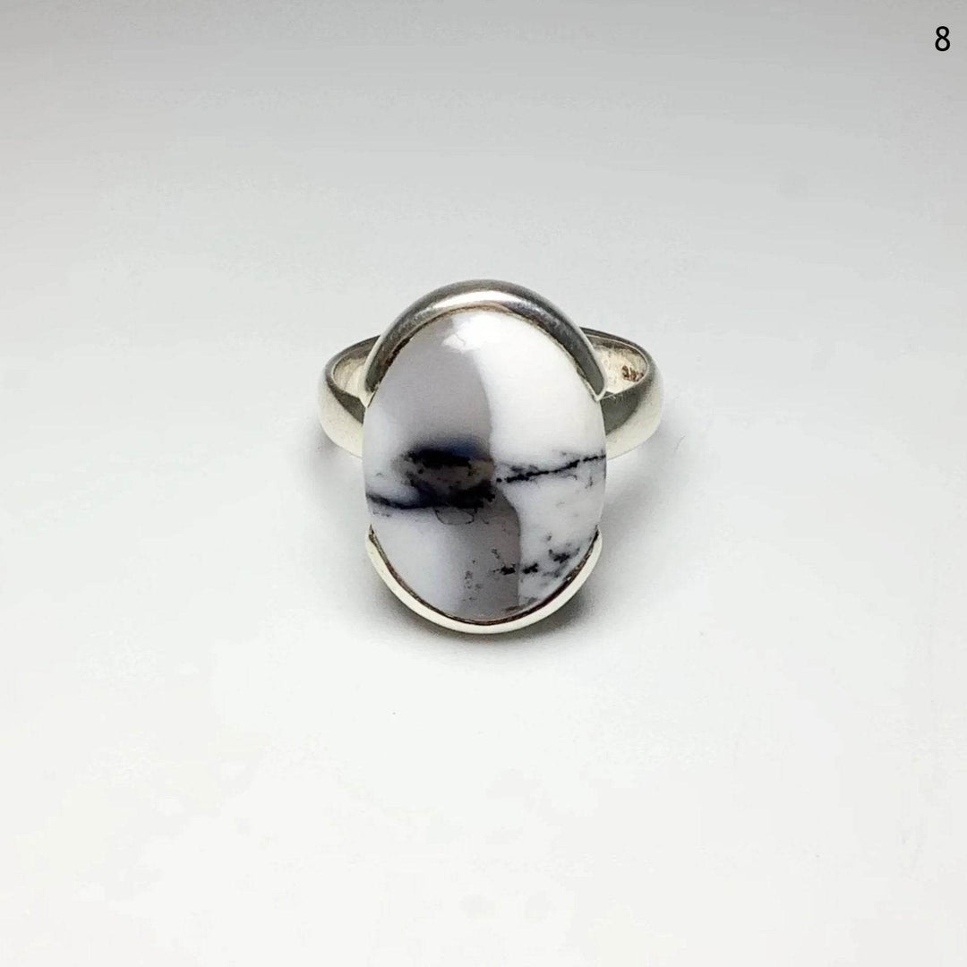 Dendritic Opal Ring-Rocks and Gems Canada
