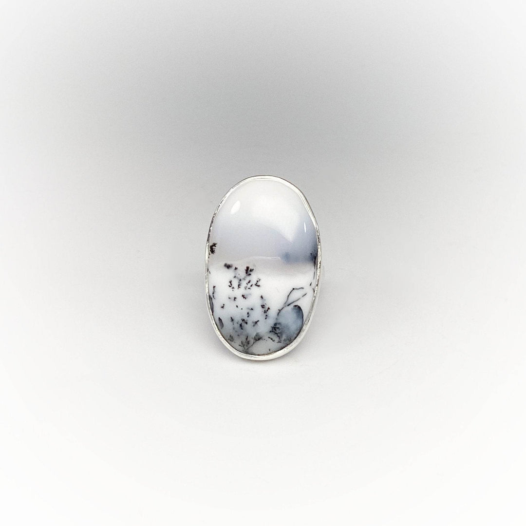 Dendritic Opal Ring-Rocks and Gems Canada