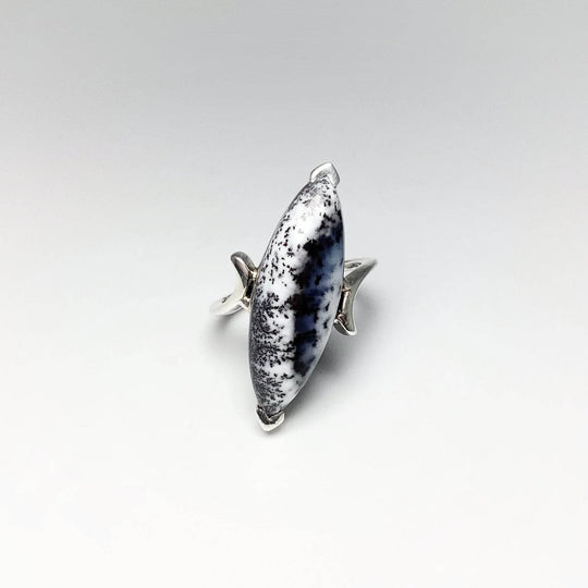 Dendritic Opal Ring-Rocks and Gems Canada