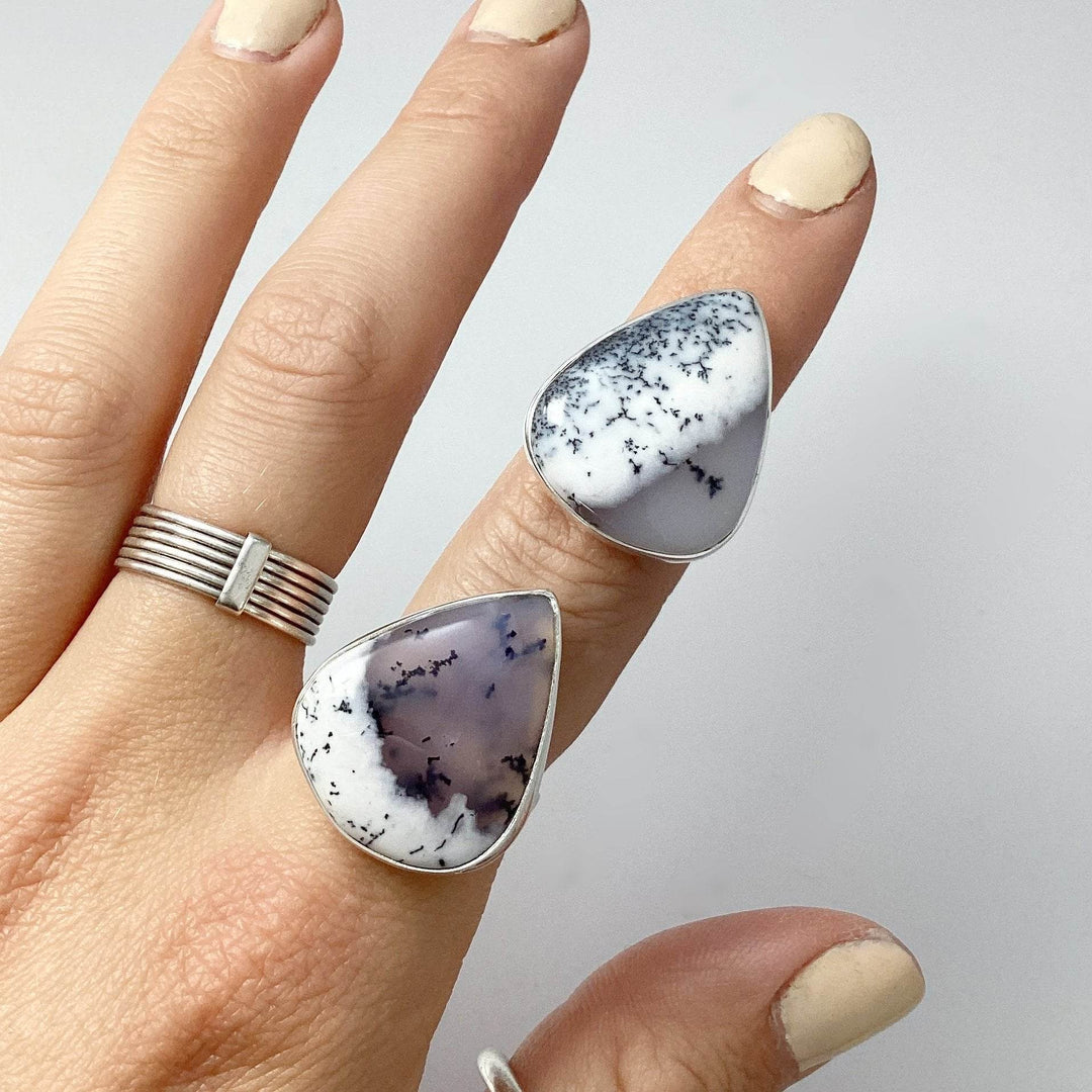 Dendritic Opal Ring-Rocks and Gems Canada