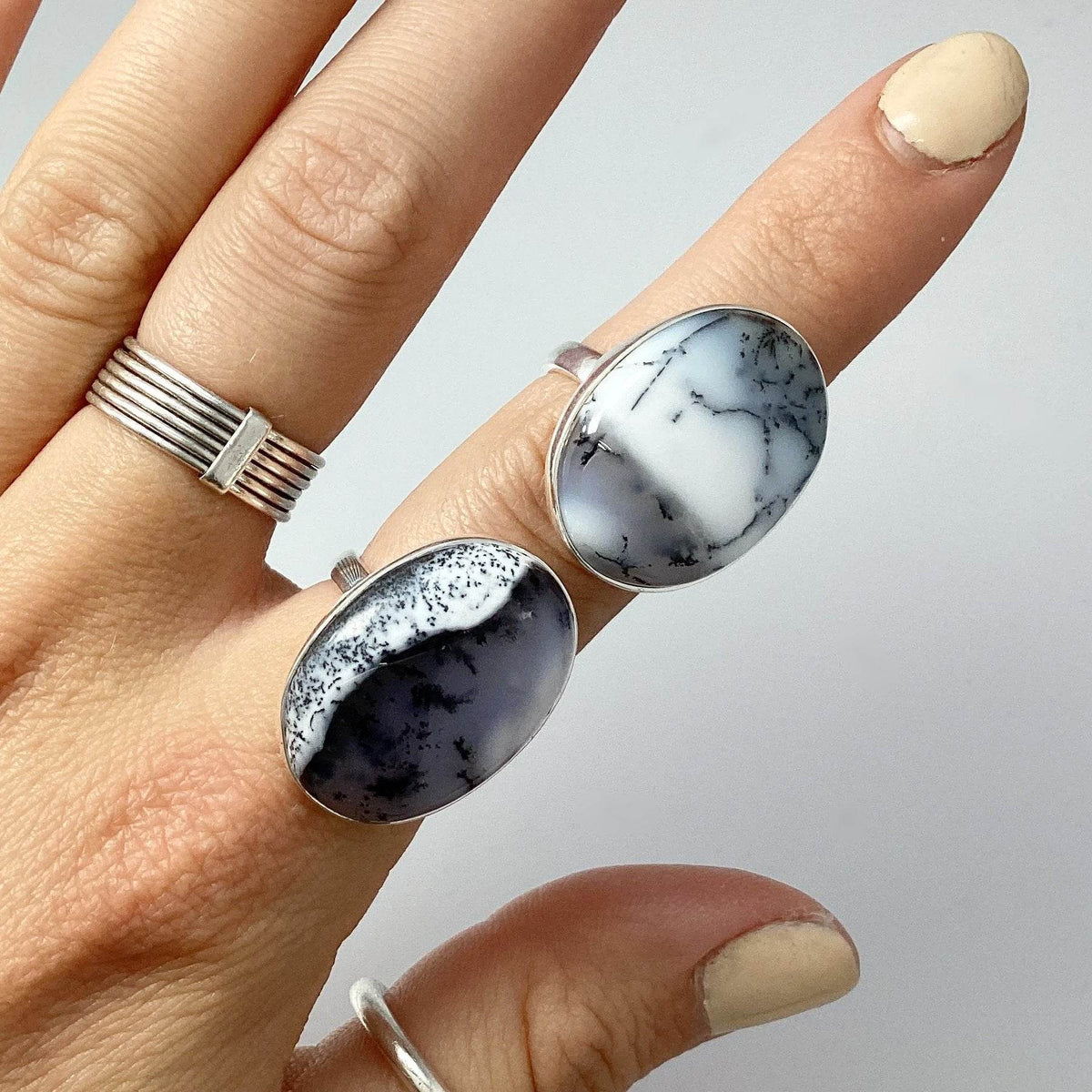 Dendritic Opal Ring-Rocks and Gems Canada