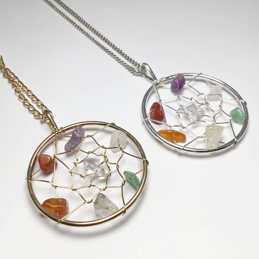 Dreamcatcher Necklace-Rocks and Gems Canada
