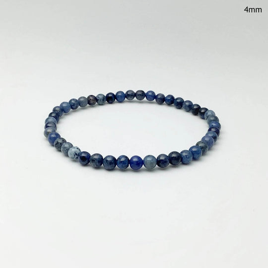 Dumortierite Beaded Bracelet-Rocks and Gems Canada