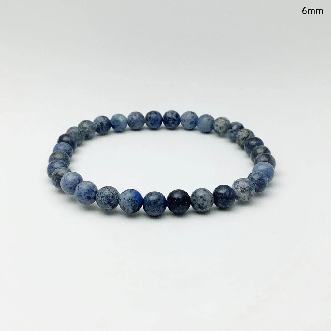 Dumortierite Beaded Bracelet-Rocks and Gems Canada