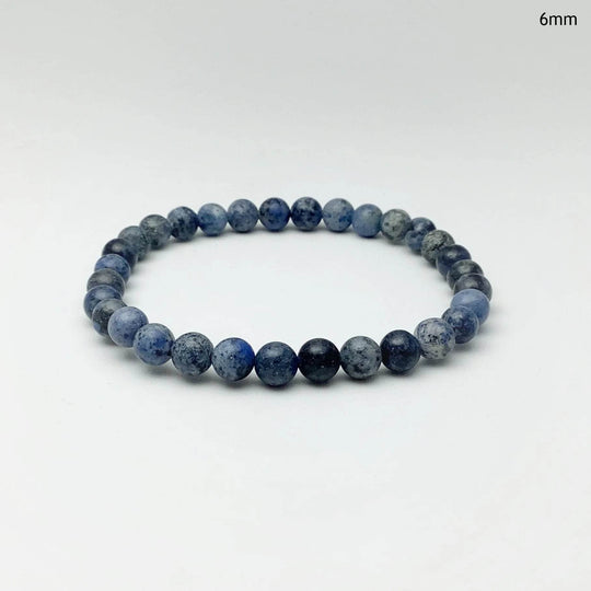 Dumortierite Beaded Bracelet-Rocks and Gems Canada