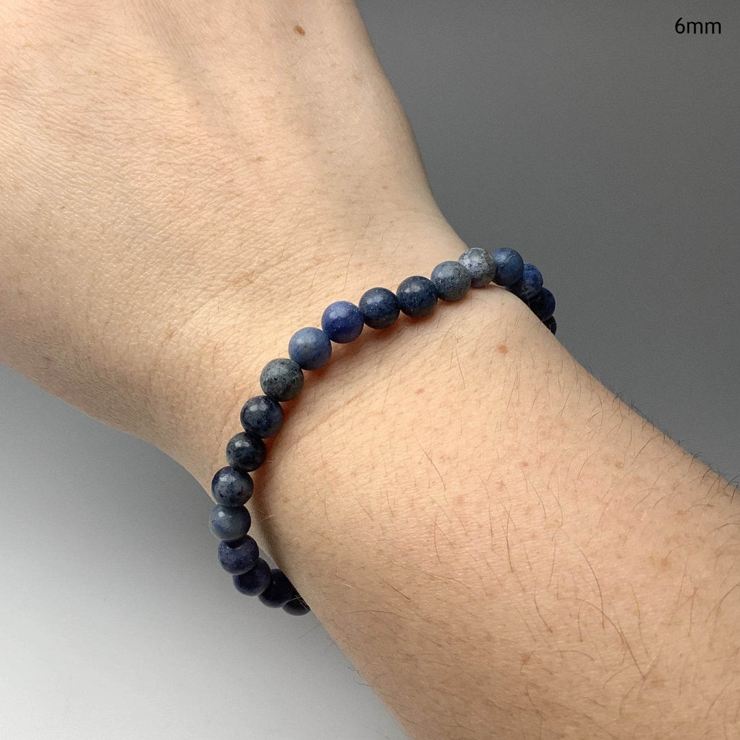 Dumortierite Beaded Bracelet-Rocks and Gems Canada