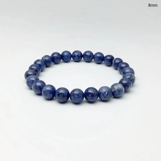 Dumortierite Beaded Bracelet-Rocks and Gems Canada