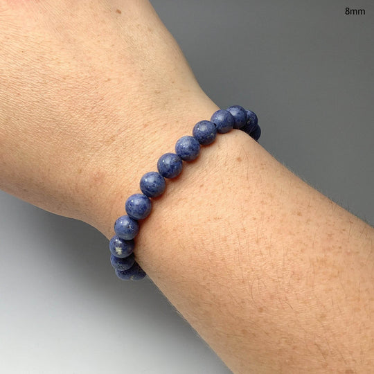 Dumortierite Beaded Bracelet-Rocks and Gems Canada