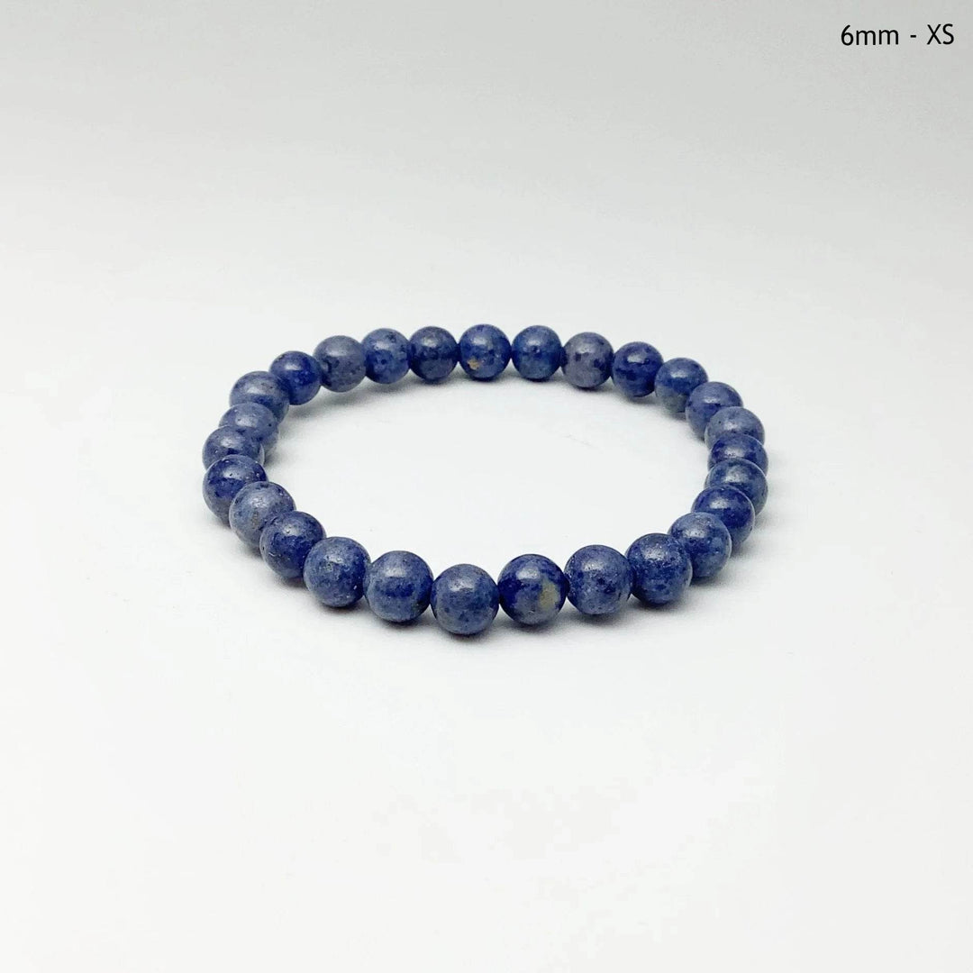 Dumortierite Beaded Bracelet-Rocks and Gems Canada