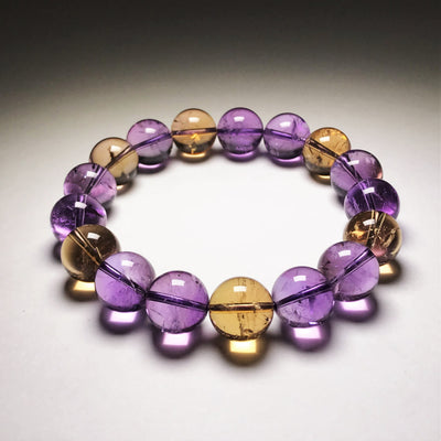 Ametrine Beaded Bracelet