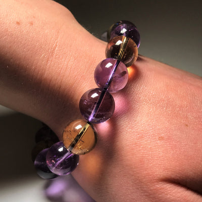 Ametrine Beaded Bracelet