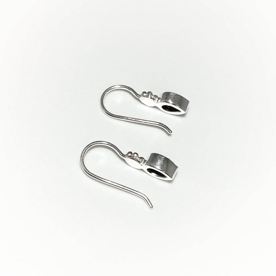 Faceted Black Onyx Dangle Earrings-Rocks and Gems Canada