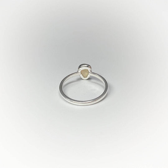 Faceted Ethiopian Fire Opal Ring-Rocks and Gems Canada