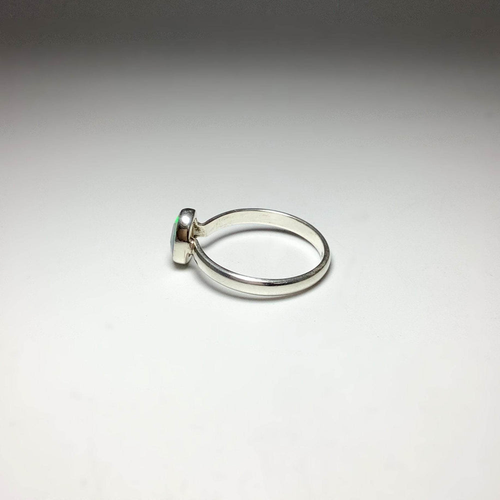 Faceted Ethiopian Fire Opal Ring-Rocks and Gems Canada