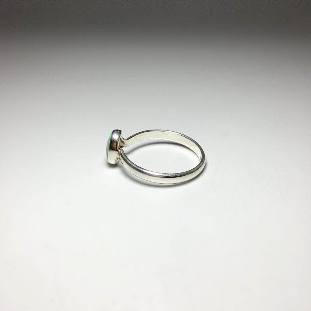 Faceted Ethiopian Fire Opal Ring-Rocks and Gems Canada