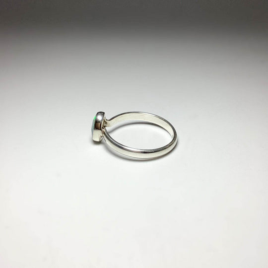 Faceted Ethiopian Fire Opal Ring-Rocks and Gems Canada