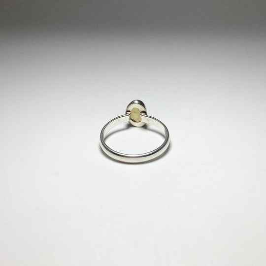 Faceted Ethiopian Fire Opal Ring-Rocks and Gems Canada