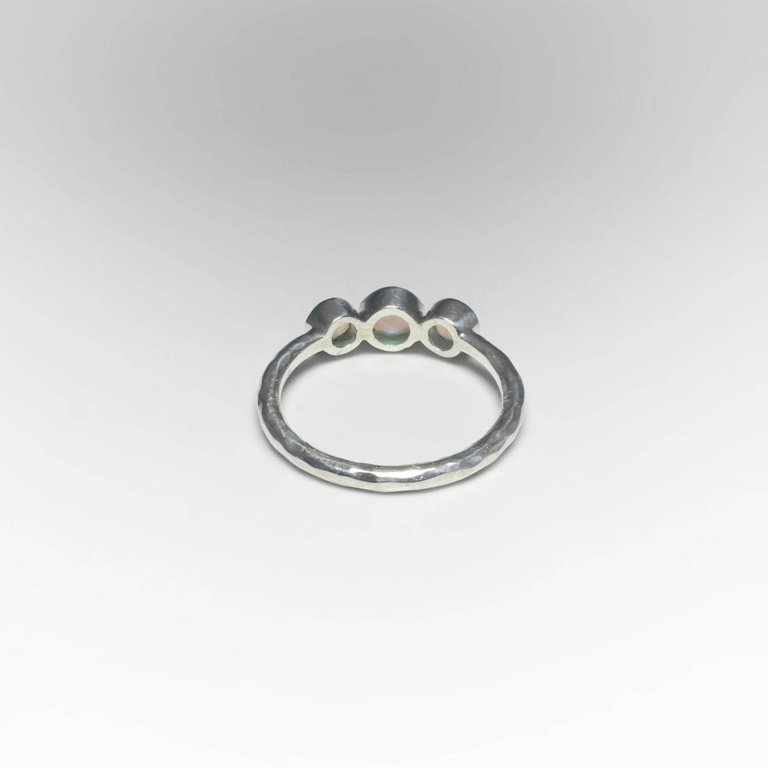 Faceted Ethiopian Fire Opal Ring-Rocks and Gems Canada