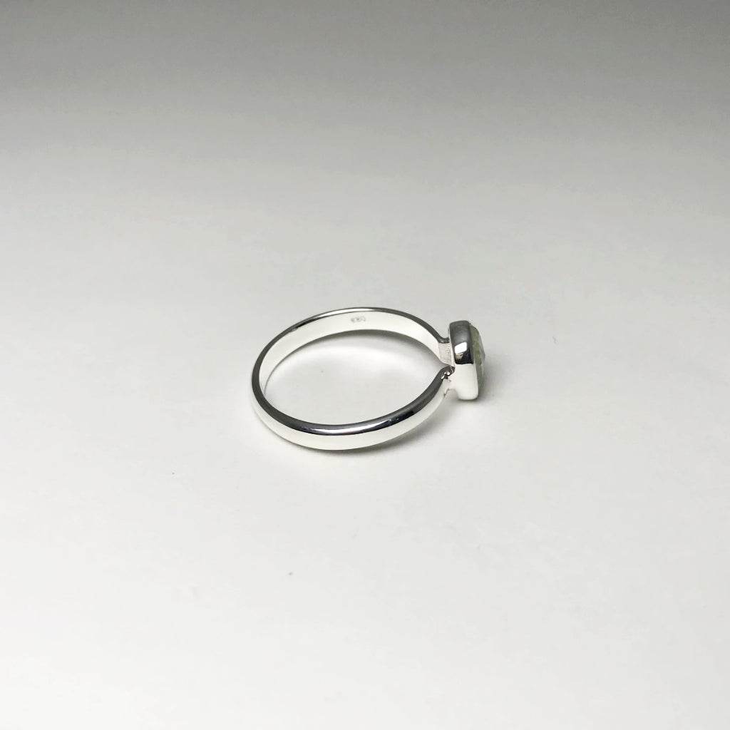 Faceted Ethiopian Fire Opal Ring-Rocks and Gems Canada