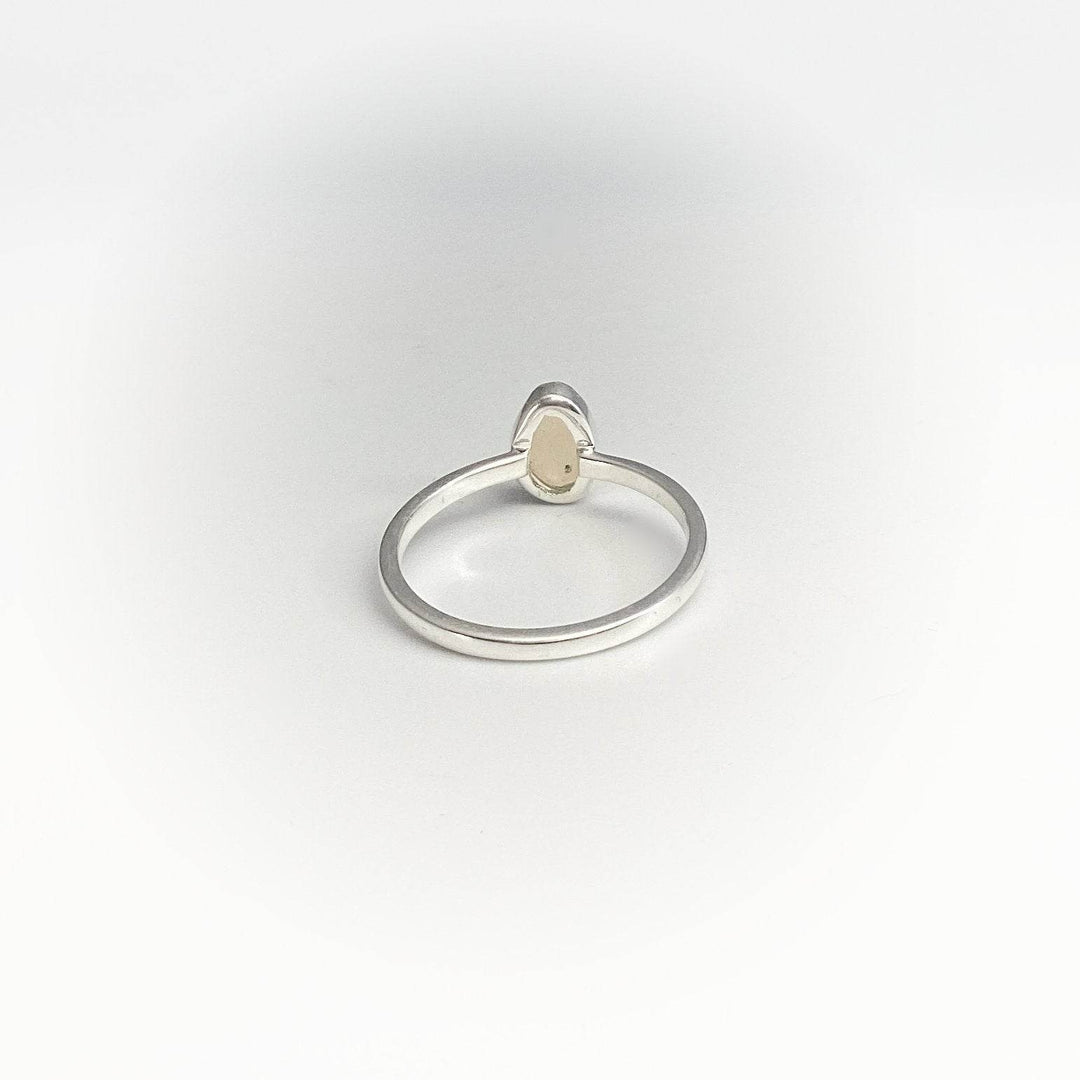 Faceted Ethiopian Fire Opal Ring-Rocks and Gems Canada