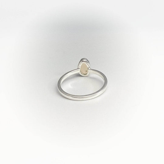 Faceted Ethiopian Fire Opal Ring-Rocks and Gems Canada
