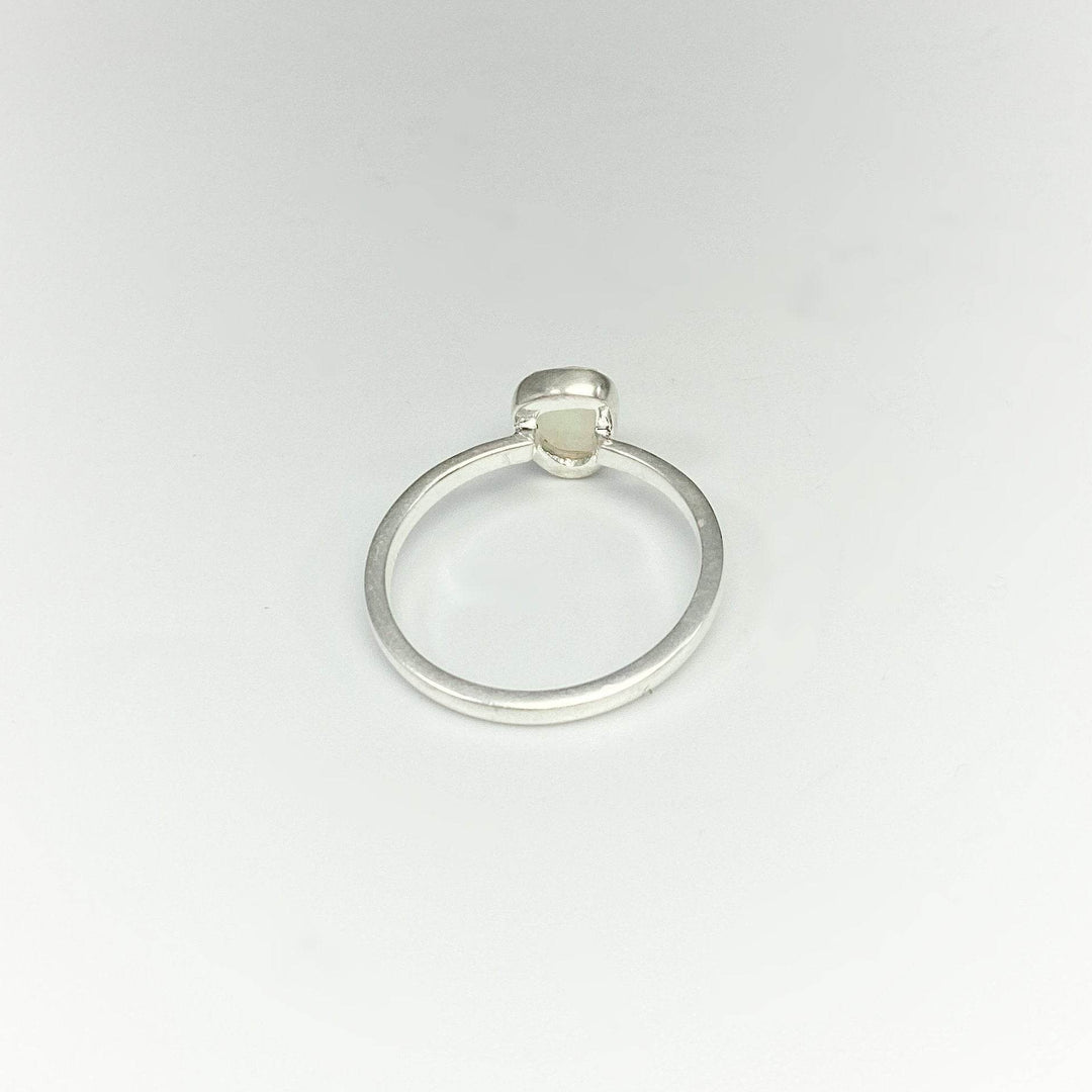 Faceted Ethiopian Fire Opal Ring-Rocks and Gems Canada