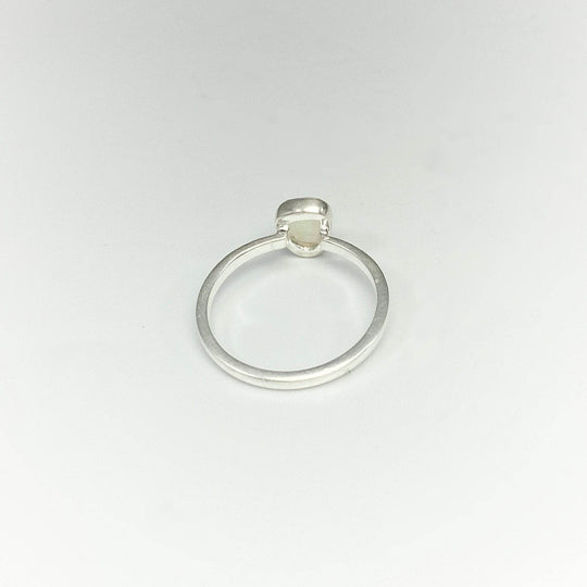 Faceted Ethiopian Fire Opal Ring-Rocks and Gems Canada