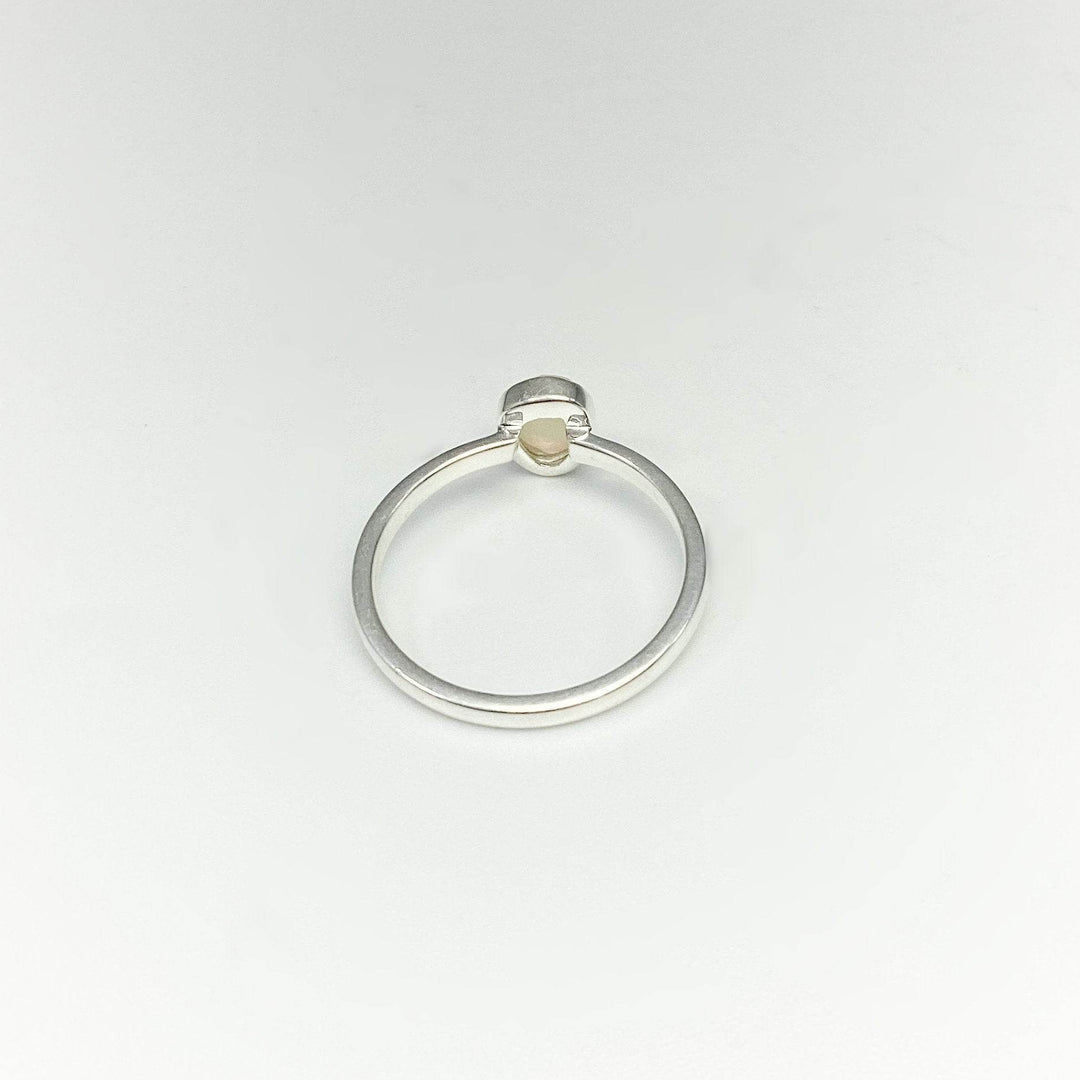 Faceted Ethiopian Fire Opal Ring-Rocks and Gems Canada