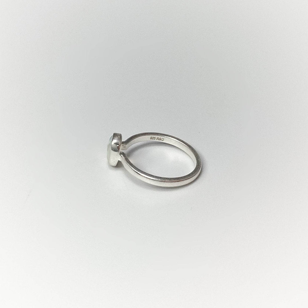Faceted Ethiopian Fire Opal Ring-Rocks and Gems Canada