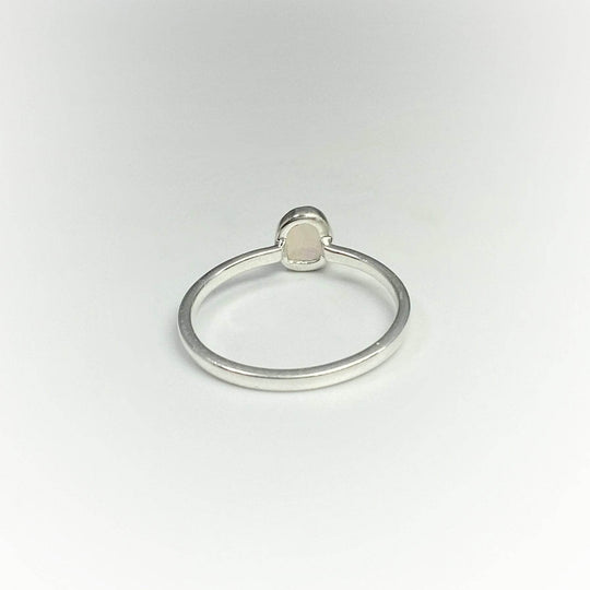 Faceted Ethiopian Fire Opal Ring-Rocks and Gems Canada