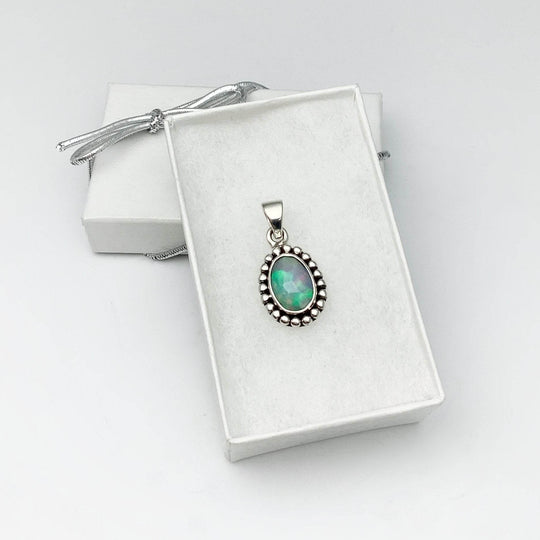 Fire Opal Pendant-Rocks and Gems Canada