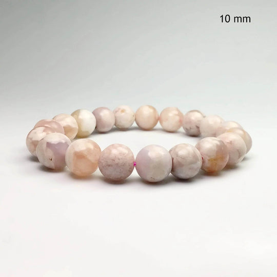 Flower Agate Beaded Bracelet-Rocks and Gems Canada