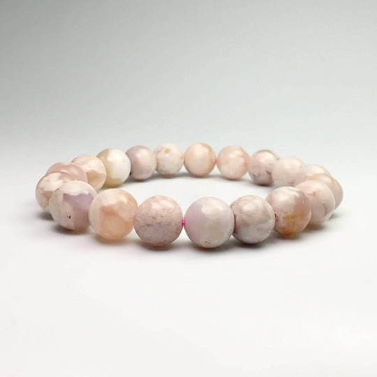 Flower Agate Beaded Bracelet-Rocks and Gems Canada