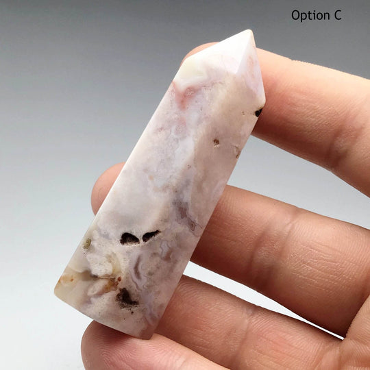 Flower Agate Point-Rocks and Gems Canada
