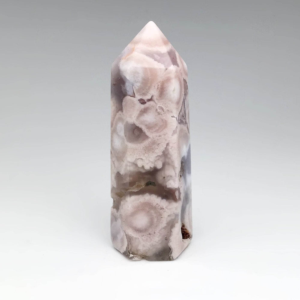 Flower Agate Point-Rocks and Gems Canada