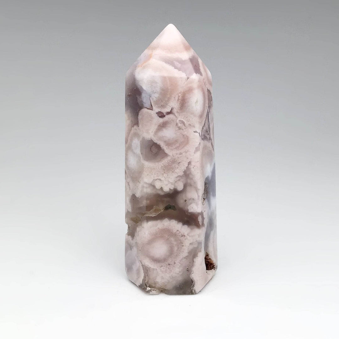 Flower Agate Point-Rocks and Gems Canada