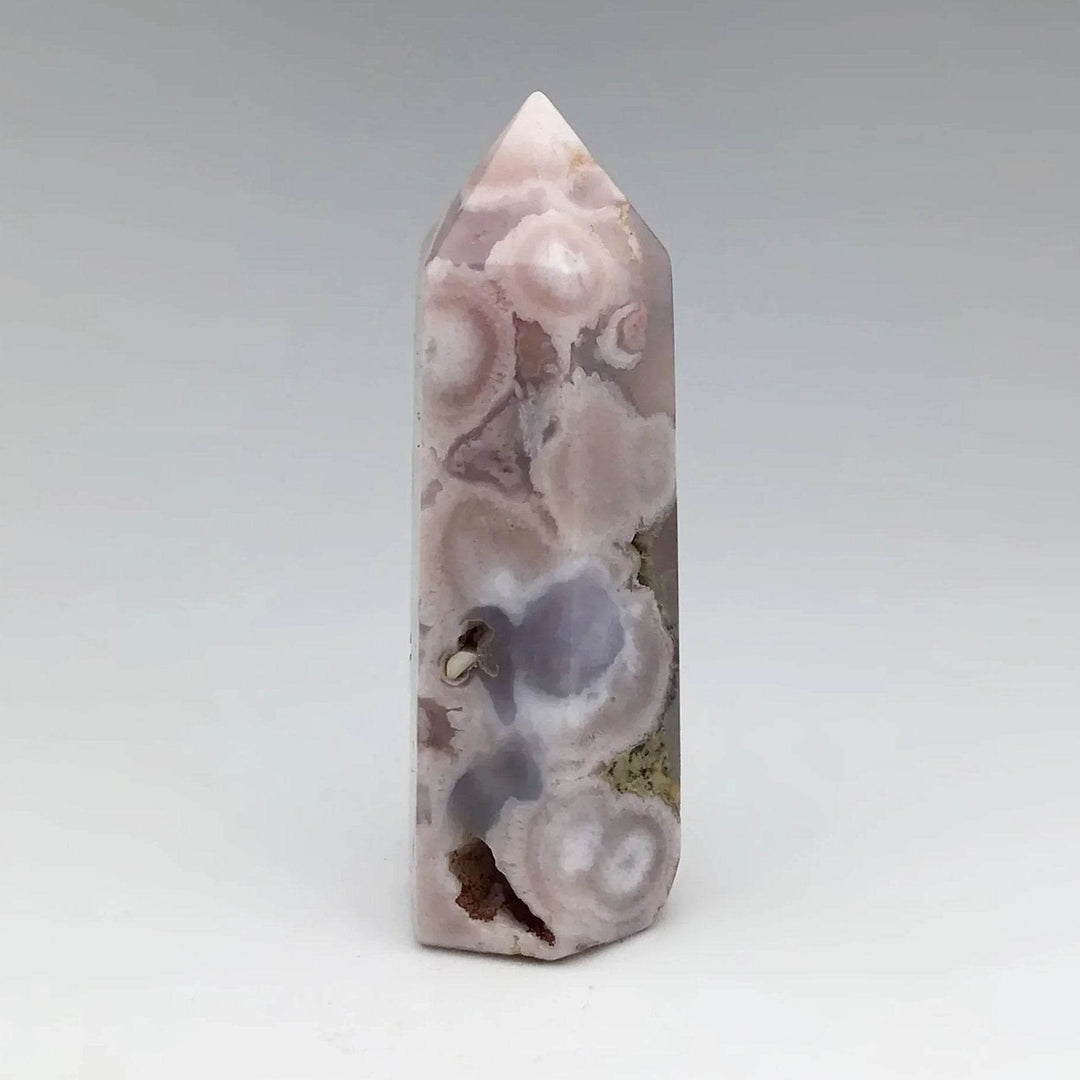 Flower Agate Point-Rocks and Gems Canada