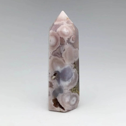 Flower Agate Point-Rocks and Gems Canada