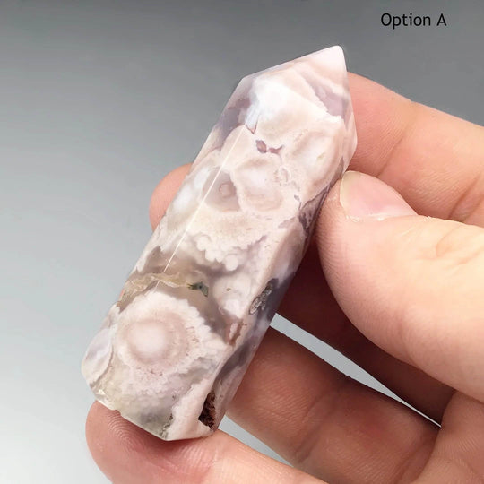Flower Agate Point-Rocks and Gems Canada
