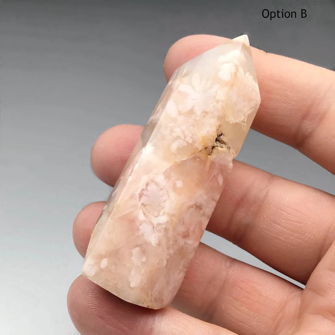 Flower Agate Point-Rocks and Gems Canada